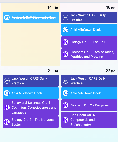 MCAT Tools Update